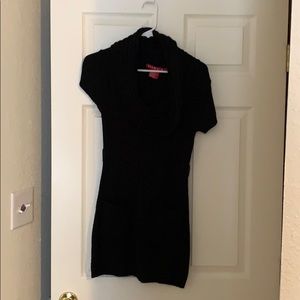 Black sweater dress